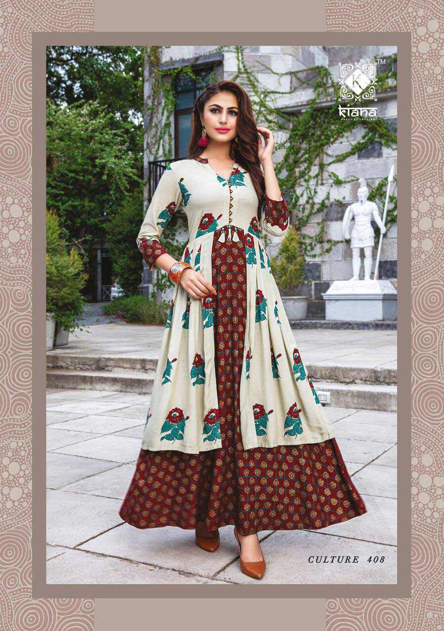 Culture Vol-4 Kiana Cotton Handwork Anarkali Kurti Culture Vol-4 Kiana Cotton Handwork Anarkali Kurti